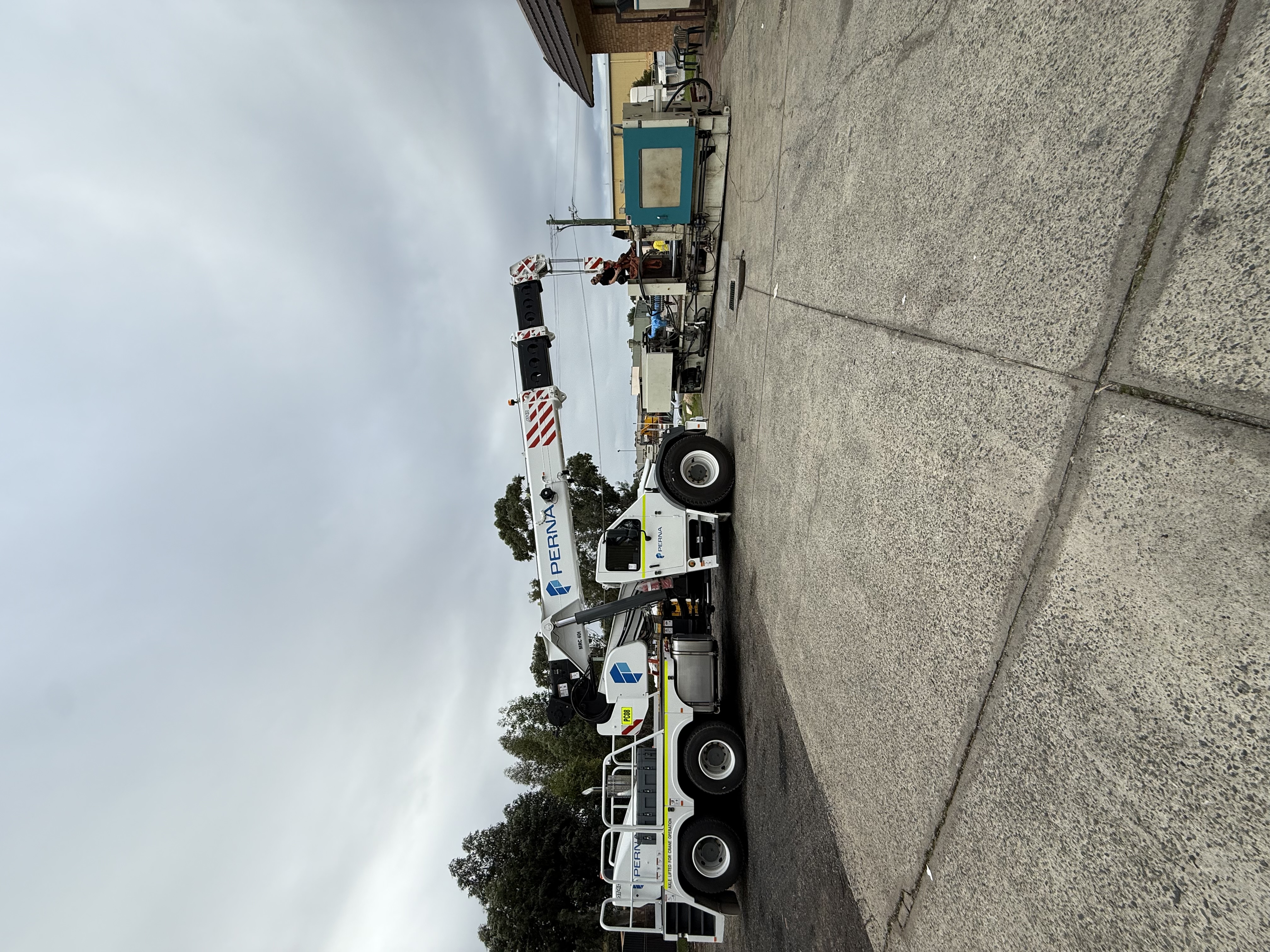 Crane and heavy equipment operations on-site